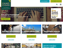 Tablet Screenshot of caunceohara.co.uk